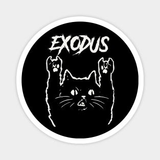 exodus metal cat Magnet